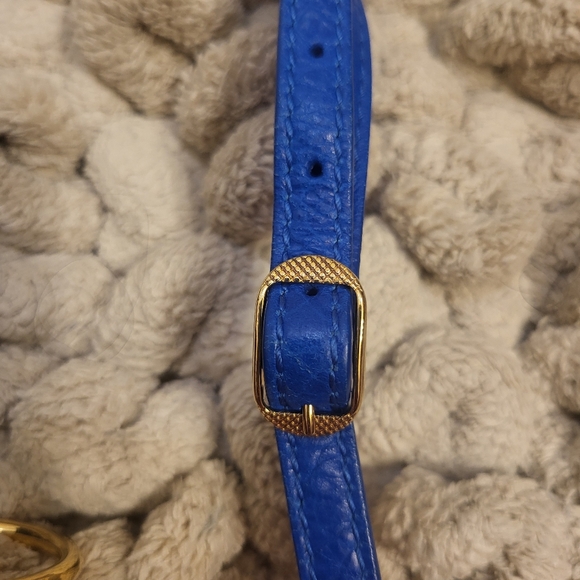 Balenciaga mini crossbody bag in royal blue. - Picture 4 of 12